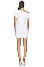 view 3 of 3 Lysa Draped Mini Dress in White