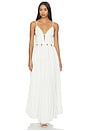 view 1 of 3 VESTIDO DE NOCHE SIN MANGAS SELENE in White