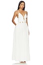 view 2 of 3 VESTIDO DE NOCHE SIN MANGAS SELENE in White