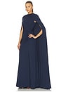 view 2 of 3 Demi Cape Gown in Midnight