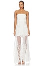 view 1 of 5 VESTIDO DE CORPIÑO RENNIS in Ivory