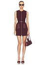 view 2 of 4 Viretta Mini Dress in Fig