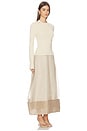 view 2 of 3 Maril Long Sleeve Dress in Oyster