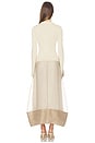 view 3 of 3 Maril Long Sleeve Dress in Oyster
