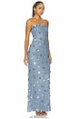 view 2 of 4 Serafina Gown in Dusty Blue