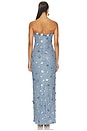 view 4 of 4 Serafina Gown in Dusty Blue