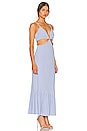 view 2 of 3 Ayla Cutout Maxi Dress in Periwinkle