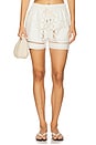view 1 of 6 Hannah Pull On Short in White Multi
