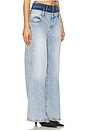 view 2 of 6 Kove Double Waistband Jean in Two Tone Del Mar