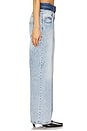 view 3 of 6 Kove Double Waistband Jean in Two Tone Del Mar
