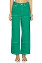 view 1 of 6 Xavier Carpenter Pant in Kelly Green