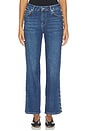 view 2 of 6 JEAN TAILLE HAUTE AMELIA  in Dark Indigo