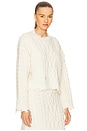 view 2 of 4 Feliz Cropped Sweater in Ivory