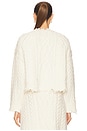 view 3 of 4 Feliz Cropped Sweater in Ivory