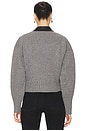 view 3 of 4 Zofia Zipper Cardigan in Heather Grey