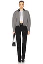 view 4 of 4 Zofia Zipper Cardigan in Heather Grey