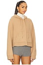 view 2 of 4 Dakota Cropped Hoodie in Camel