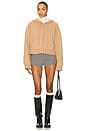 view 4 of 4 Dakota Cropped Hoodie in Camel