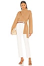 view 4 of 4 Amaris Wrap Sweater in Camel