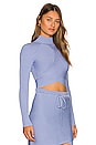 view 2 of 4 CUELLO VUELTO CAMILA in Periwinkle