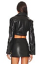 view 3 of 4 BLOUSON MOTARD CROPPED ARACELI in Black