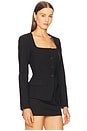 view 2 of 4 Marlowe U-neck Jacket in Black
