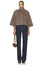 view 5 of 5 Yara Cape Jacket in Mushroom Melange
