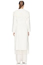 view 4 of 4 Carrie Fringe Robe Coat in Frost