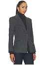 view 3 of 5 Auden Knit Combo Blazer in Dark Charcoal