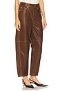 view 2 of 6 БРЮКИ С ИЗОГНУТЫМ КРОЕМ WALDON in Cocoa