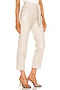 view 2 of 4 Tessa Faux Leather Pant in Egret