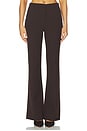 view 1 of 6 Kenna Trouser in Chocolate