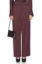 view 1 of 6 ШИРОКИЕ БРЮКИ KYRA in Mahogany