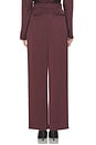 view 4 of 6 ШИРОКИЕ БРЮКИ KYRA in Mahogany