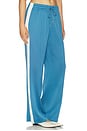 view 3 of 7 Nolan Satin Side Striped Pant in Washed Indigo Multi