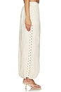 view 3 of 6 Selah Linen Lace Balloon Pant in Sand