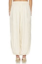 view 4 of 6 Selah Linen Lace Balloon Pant in Sand