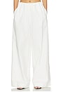 view 1 of 6 Rhea Cotton Wide Leg Pant in White