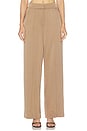 view 2 of 7 Kyra Classic Wovens Wide Leg Pant in Ochre