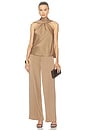 view 7 of 7 Kyra Classic Wovens Wide Leg Pant in Ochre