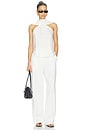 view 7 of 7 Kaia Straight Leg Pant in Ivory