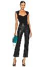 view 4 of 4 Baxter Faux Leather Utility Pant in Black