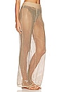 view 2 of 5 Sullivan Crystal Mesh Pant in Bronze