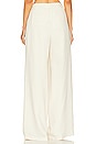 view 3 of 4 Sanaz Pleated Trouser in Natural White
