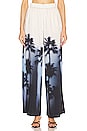 view 1 of 4 Yvonne Wide Leg Pant in Hazy Palm Print