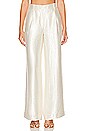 view 1 of 5 Malcolm Satin Pant in Cream