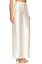 view 2 of 5 Malcolm Satin Pant in Cream