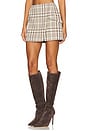 view 3 of 6 MINIFALDA ENVOLVENTE PAYTON in Sand Plaid