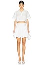 view 5 of 6 Pippa Bubble Mini Skirt in White
