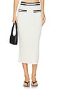 view 1 of 6 Page Midi Skirt in Ivory Multi